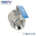 2PC Stainless Steel Floating Screwed 1000WOG Ball Valve